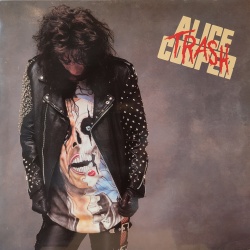 Alice Cooper - Trash. Prima edizione inglese in vinile di seconda mano.