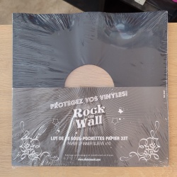 Inner sleeve di carta per 33 giri. Colore nero.