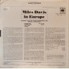 Miles Davis - In Europe