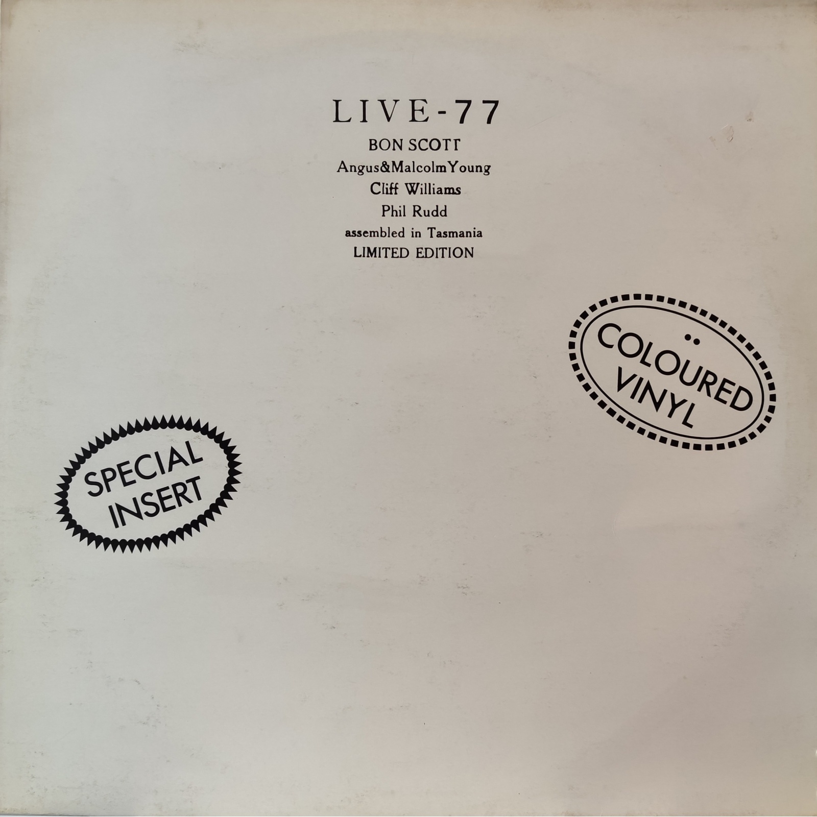AC/DC - Live 77 AC/DC - Live 77
