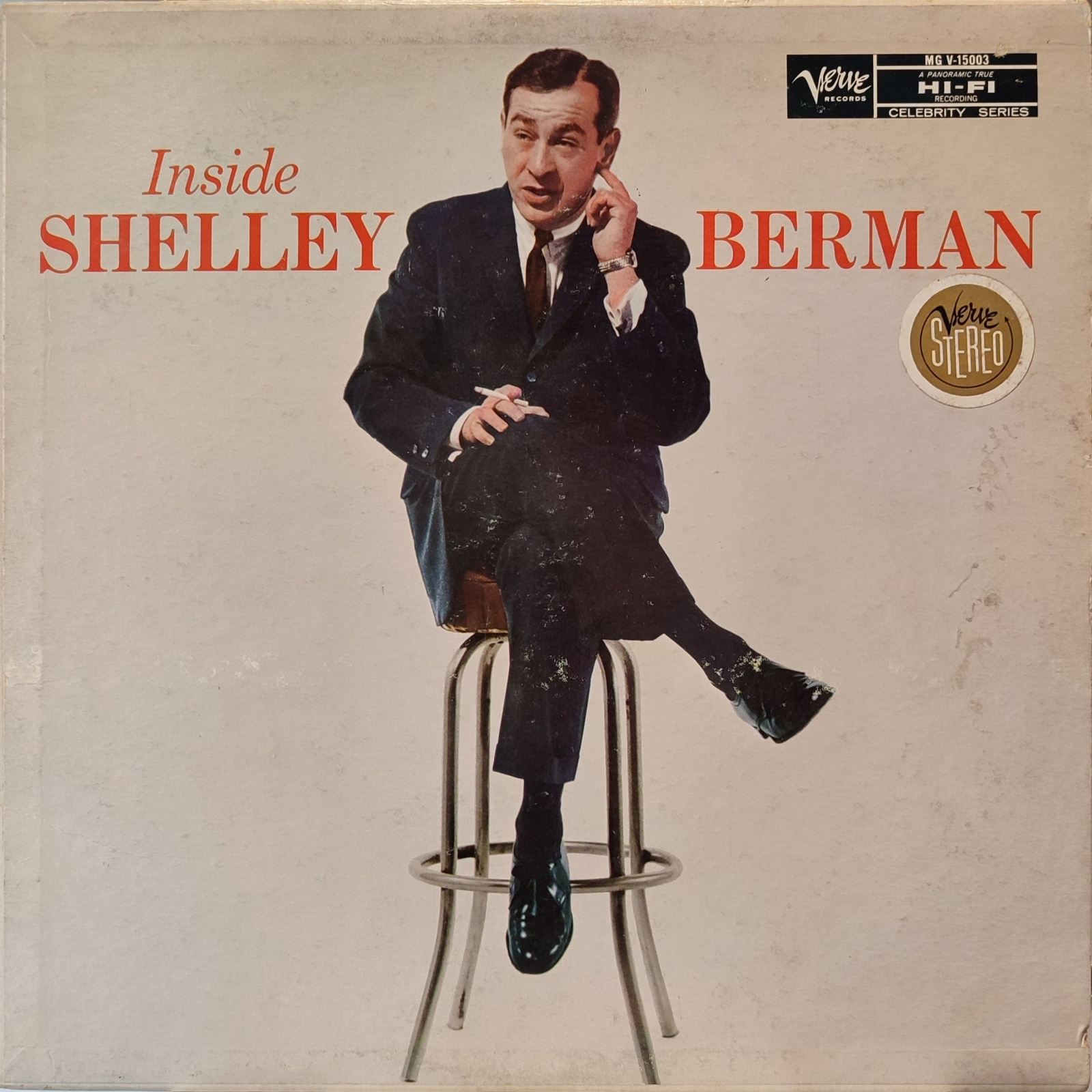Shelley Berman - Inside Shelley Berman, prima edizione americana in vinile di seconda mano Shelley Berman - Inside Shelley Berman, prima edizione americana in vinile di seconda mano