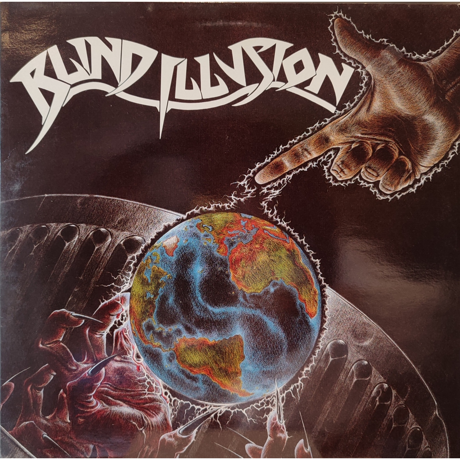 Blind Illusion - The sane asylum, prima edizione inglese in vinile di seconda mano Blind Illusion - The sane asylum, prima edizione inglese in vinile di seconda mano