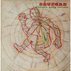 Bill Bruford - Gradually going tornado. Prima edizione italiana in vinile di seconda mano.