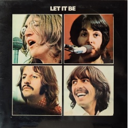 The Beatles - Let It be. Ristampa italiana in vinile di seconda mano.