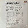 Giorgio Gaber - Dialogo tra un impiegato e un non so