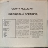 Gerry Mulligan - Historically speaking